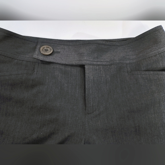 Nine West Business Casual Wide Leg Charcoal Gray Pants Size 8P - Picture 4 of 8